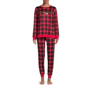 ST HACCI CHRISTMAS FLEECE PJ SET